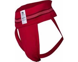 MM Sports The Original No. 10 Swimmer/Jogger Jockstrap 3 inch Red - MAAT S - Heren Ondergoed - Jockstrap voor Man - Mannen Jock