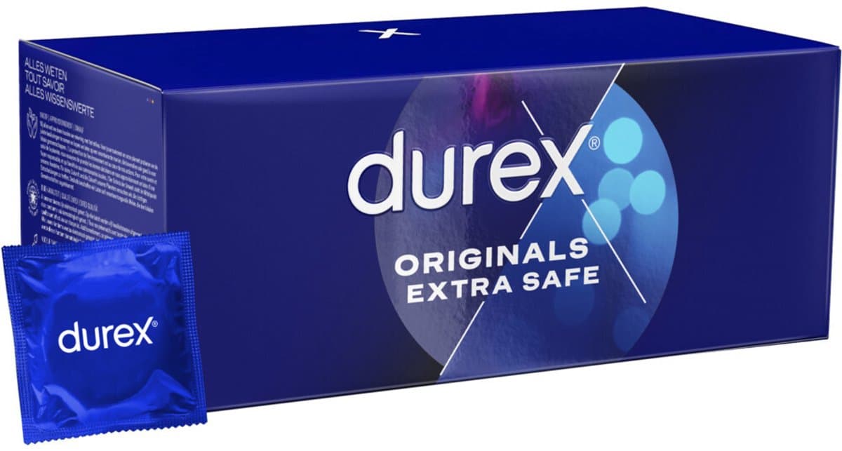 Durex Condooms Extra Safe 144st - 3 Stuks - Voordeelverpakking — afbeelding 1