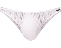 Barcode Berlin Reigi Brief White - MAAT S - Erotisch Heren Ondergoed - Slip voor Man - Sexy mannen Slip